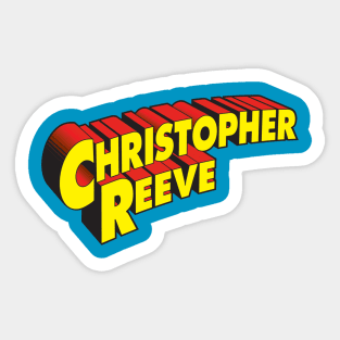 Christopher Reeve Word Logo 1 Sticker